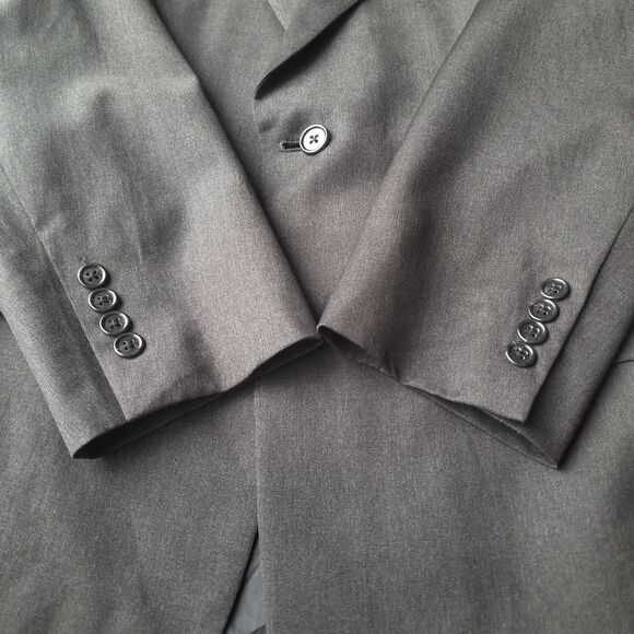 Hart Schaffner Marx Gold Trumpeter Blazer Men's 42R Grey Suit Jacket Nordstrom - Picture 4 of 14